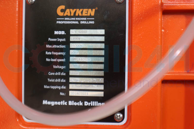 Tem máy khoan từ Cayken SCY-68HD